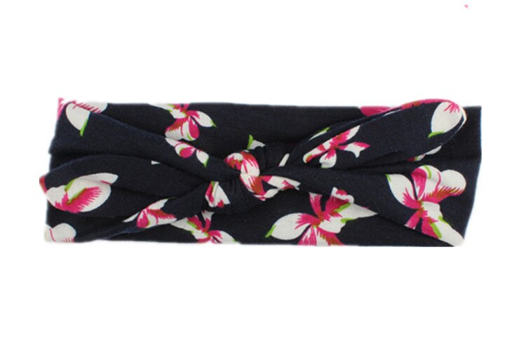 Europäische Frühling/Sommer Blumen- Baumwolle infantil Bogen Stirnband Heißer Elastische freundlicher Mädchen DIY Haar Zubehör Für Party