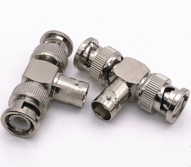 3way BNC To BNC adapter female jack & male plug triple T in series RF connectors: 4BNCF-2BNCM