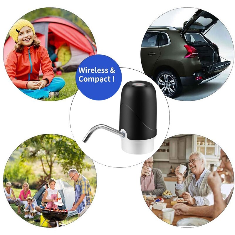 USB Rechargeable Electric Water Pump Water Dispenser Drinking Water Bottle Pumps Electric Water Pump For Home