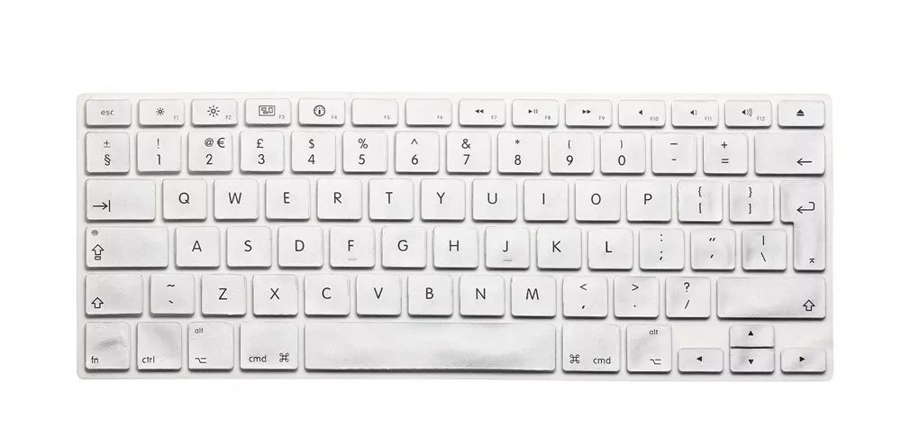 EU US Soft Silicon Keyboard Skin for Macbook Air 13 A1466 Keyboard Cover Slim Waterproof Skin Film Protector: EU-White