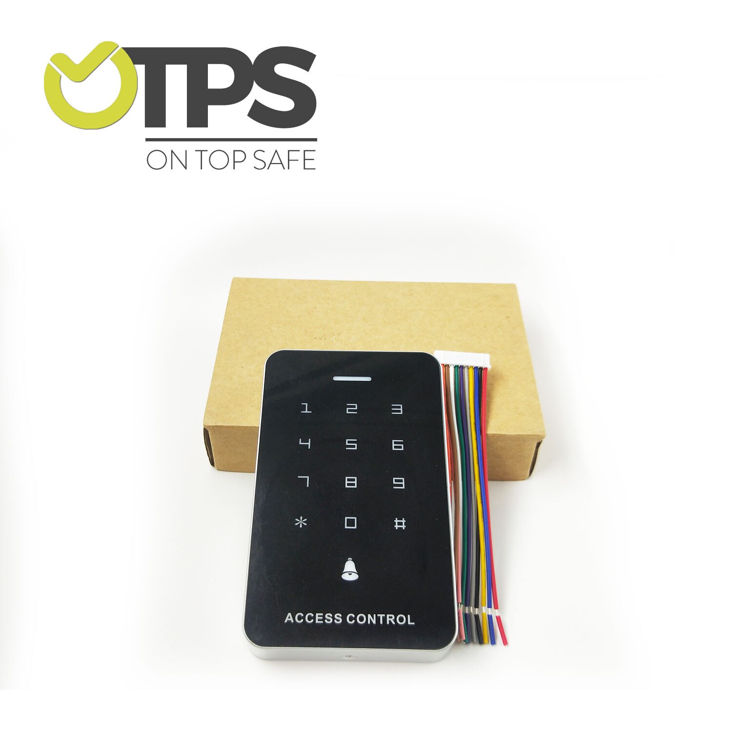 OTPS 125KHz RFID Keyboard Access Control Keypad Controller 10pcs Keyfobs for Door Access Control System Security System Home use