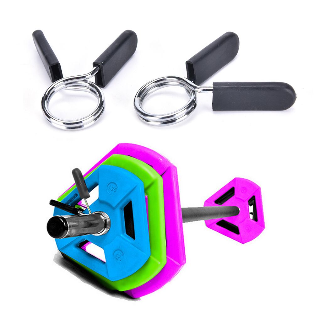 2 pièces 25/28/30mm haltère serrure gymnastique barre de poids haltère serrure pince ressort collier Clips utilisation intérieure entraînement fitness outil