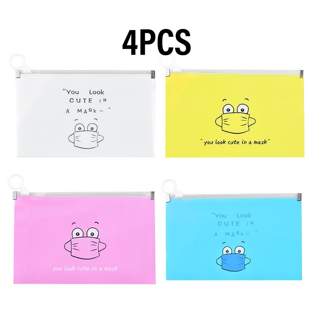 8pc Maske Abdeckung Tasche Tragbare Gesichtsmaske Halfter Mund Maske Lagerung Kasten fallen Sparen Maske Boxen Kosmetik Taschen mascarillas: I