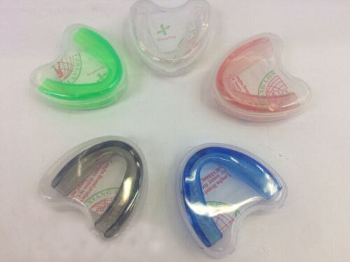 CLEAR Gum Shield Teeth Protector Mouth Guard Piece Rugby Football Boxing MMA