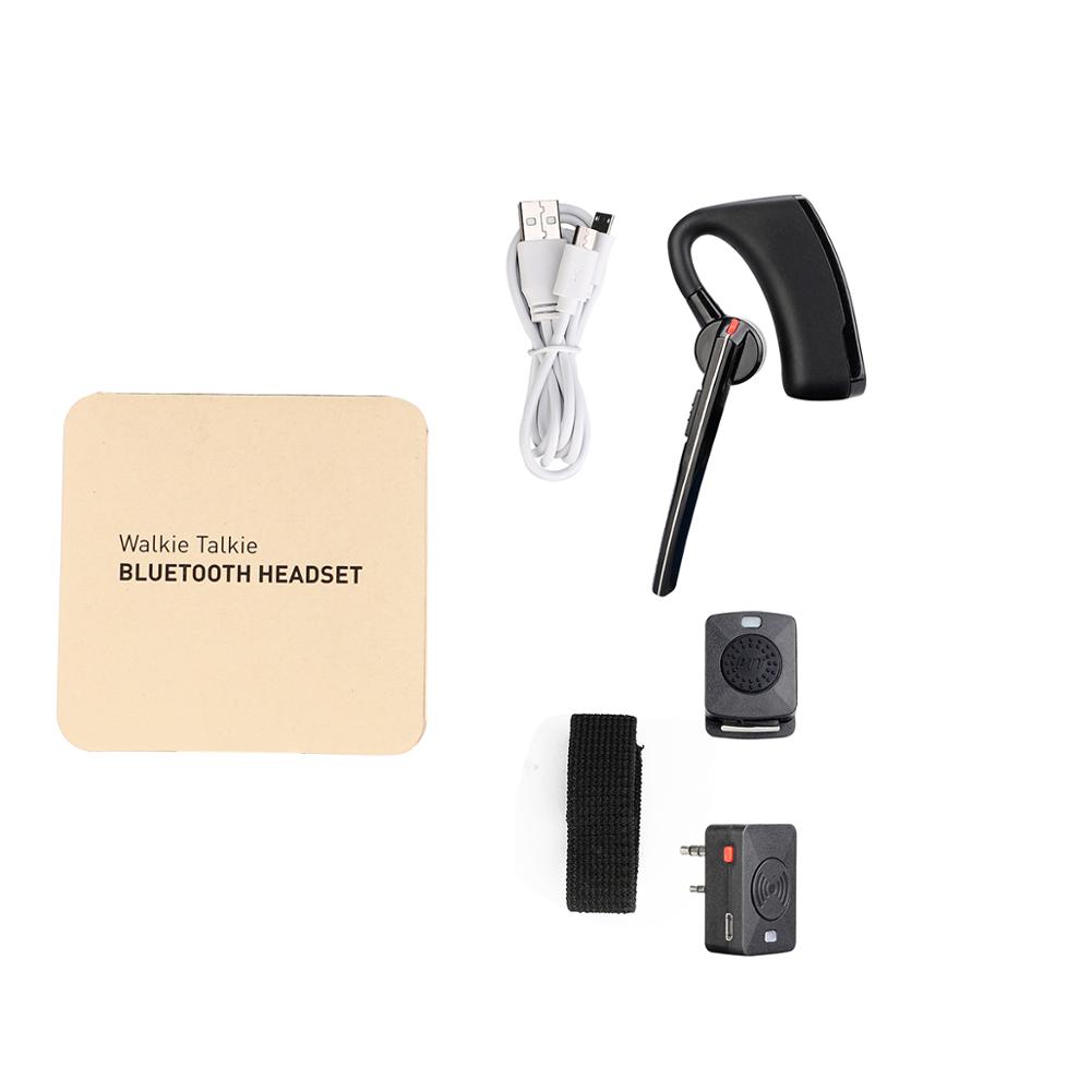 Wireless Bluetooth Headphone Walkie Talkie Headset With Wireless Finger PTT And Bluetooth Adapter For Kenwood Two Way Radio