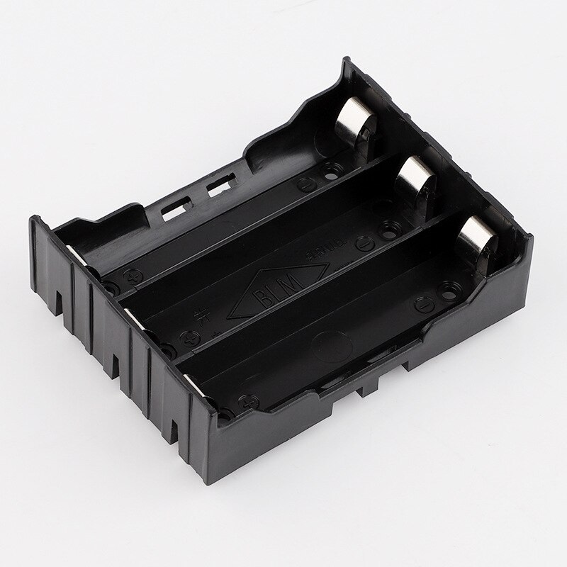 4/3/2/1x 18650 Battery Storage Box Case DIY 1 2 3 4 Slot Way Batteries Clip Holder Container With Wire Lead Pin Z2: 3x slots