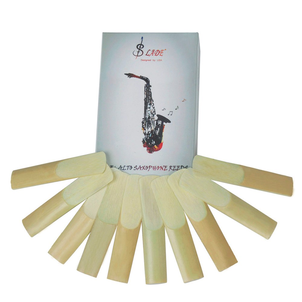 Hoogwaardige Altsaxofoon Rieten Sterkte 2.5, 10 stks/doos Houtblazers Saxofoon Onderdelen