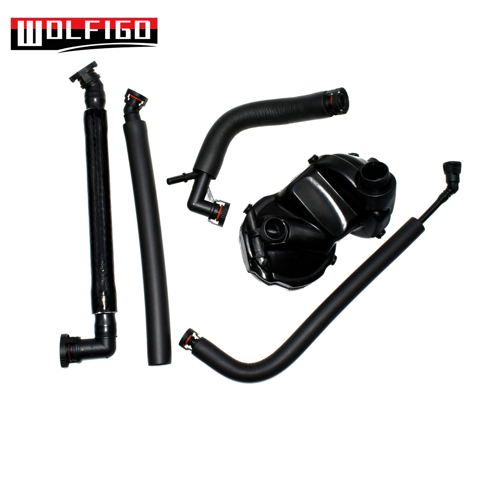 Wolfigo cvv veivhus lufteventil lufteslange kaldt vær klima for bmw sett 5 stk 11617533400,11617533398,11157532629