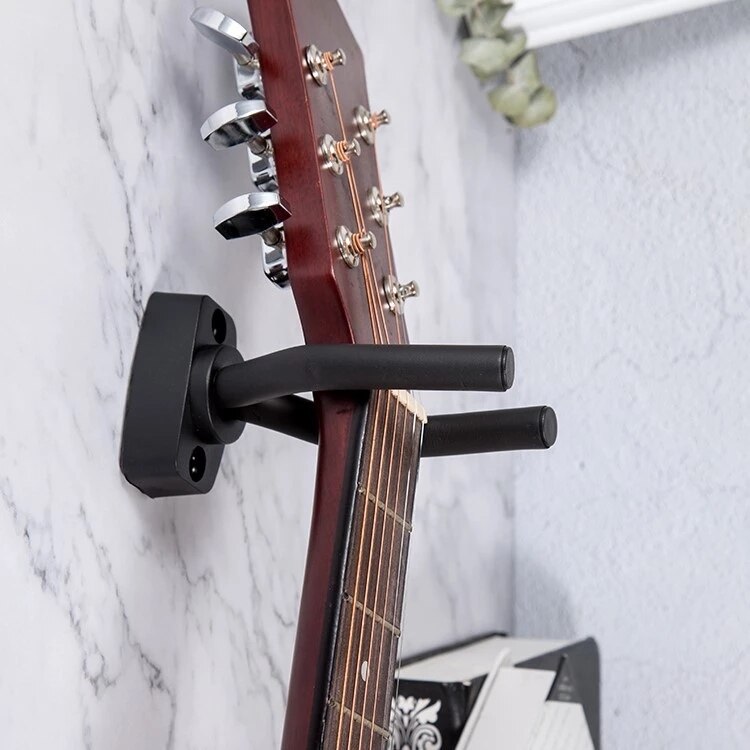 Kitaran ripustin koukun pidike seinälle asennettava liukumaton kitaroille ja kielisoittimille ukulele viulu basso kitaratarvikkeet ja osat
