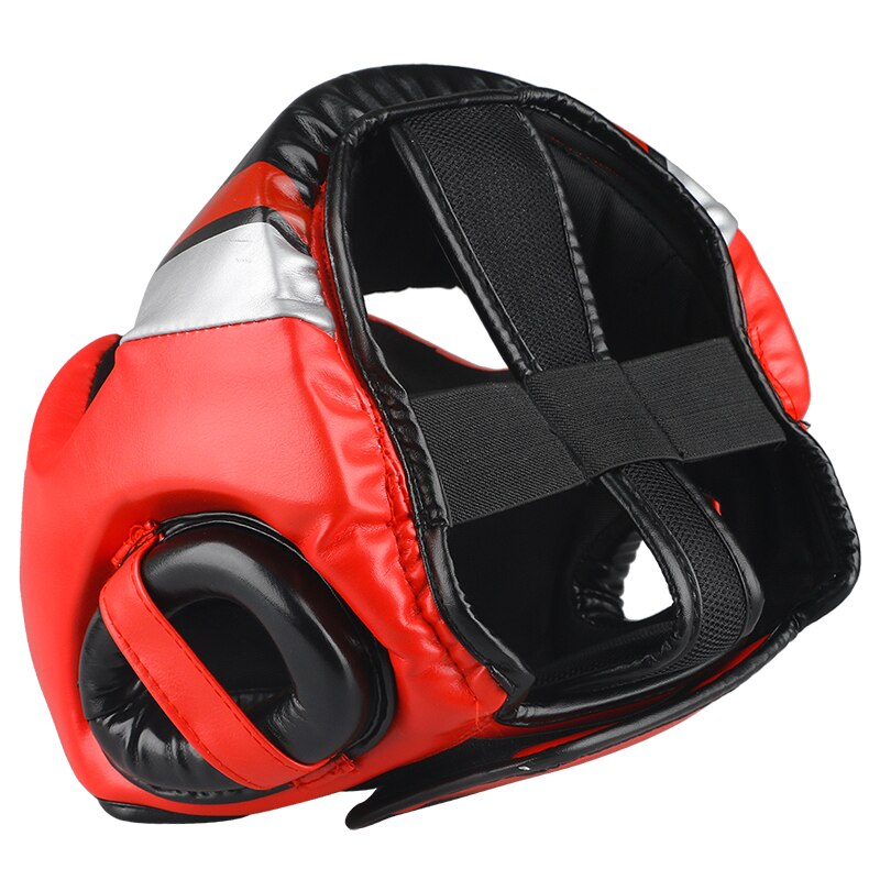 Adult Men Women Kick Boxing Sanda MMA Head Protector Helmet Muay Thai Boxing Taekwondo Karate Headgear Guard