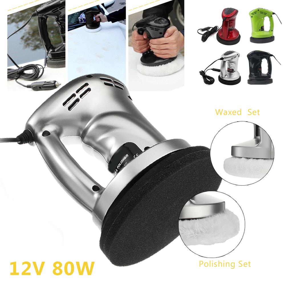 12V Car Auto Polisher Vehicle Polishing Machine Electric Tool Buffing Waxing Buffer Waxer ABS Vacuum Cleaner Tools Kit