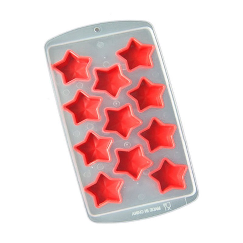 DIY Kitchen Ice Cube Molds PP Ice Cube Maker Ice-cream 37 Cubes Fruits Pattern Random Color Moulds Cake ToolsA