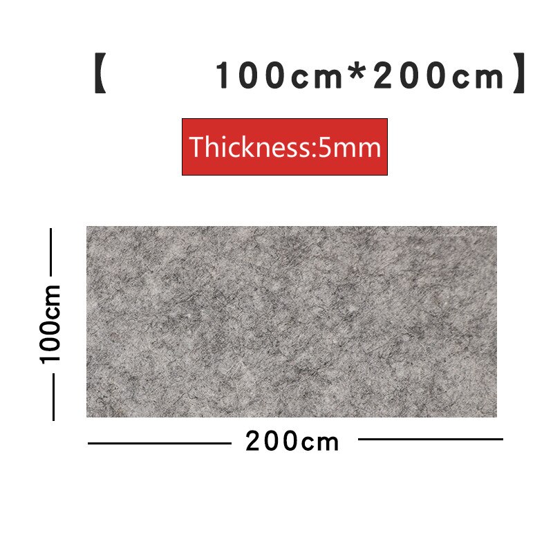 Verdikking Zachte Voelde Pad Peinture Feutre Zachte Chinese Kalligrafie Borstel Voelde Pad Inkt Schilderij Zachte Pad Tafel Mat Feutre Peinture: I