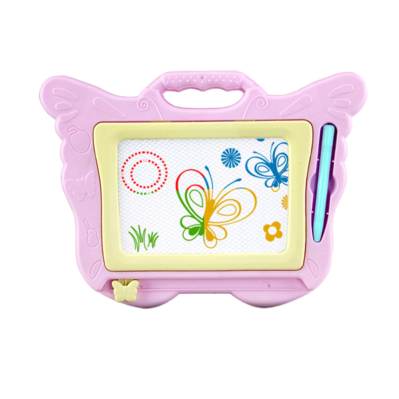 Onderwijs Tekenen Schilderen Schrijven Raad Mat Magic Pen Kids Kinderen Speelgoed Leren Machine Leuke Mooie Baby Baby: Pink butterfly