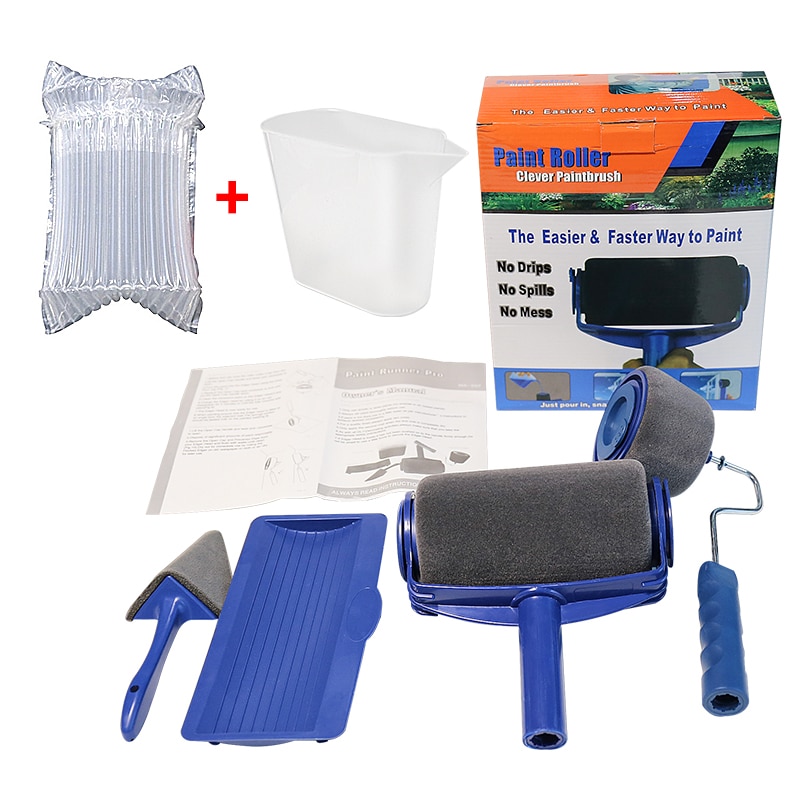 5Pcs Paint Roller Multifunctional Paint Runner Pro DIY Household Use Wall Decorative Painting Brush with Seam