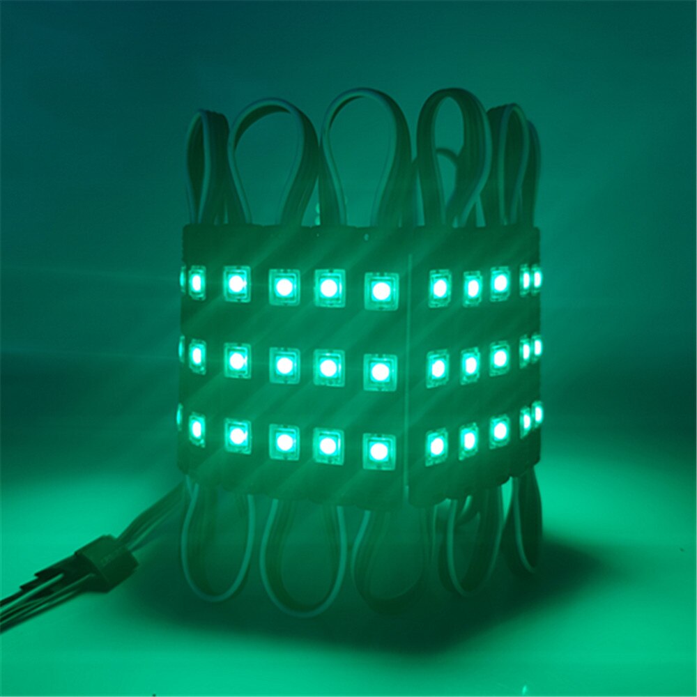 12V 5050 RGB Black LED Module Super Bright Colors Changable Outdoor Waterproof Advertising Light Sign Backlight 20Pcs/Lot