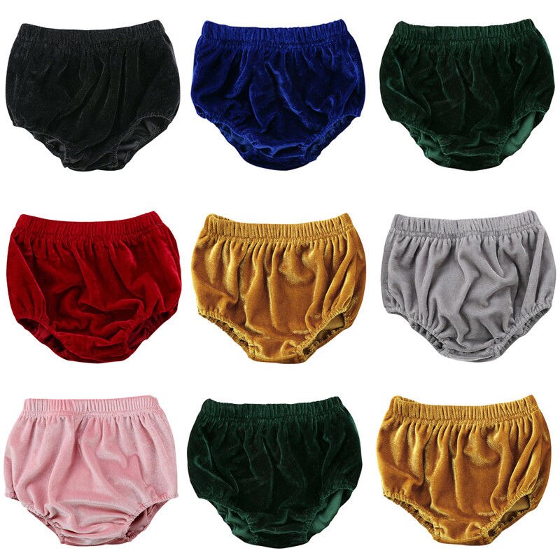 Pudcoco 2019 recém-nascidos crianças meninas meninos veludo bottoms bloomer shorts infantil do bebê menino shorts da criança dos miúdos calcinha roupas sólidas