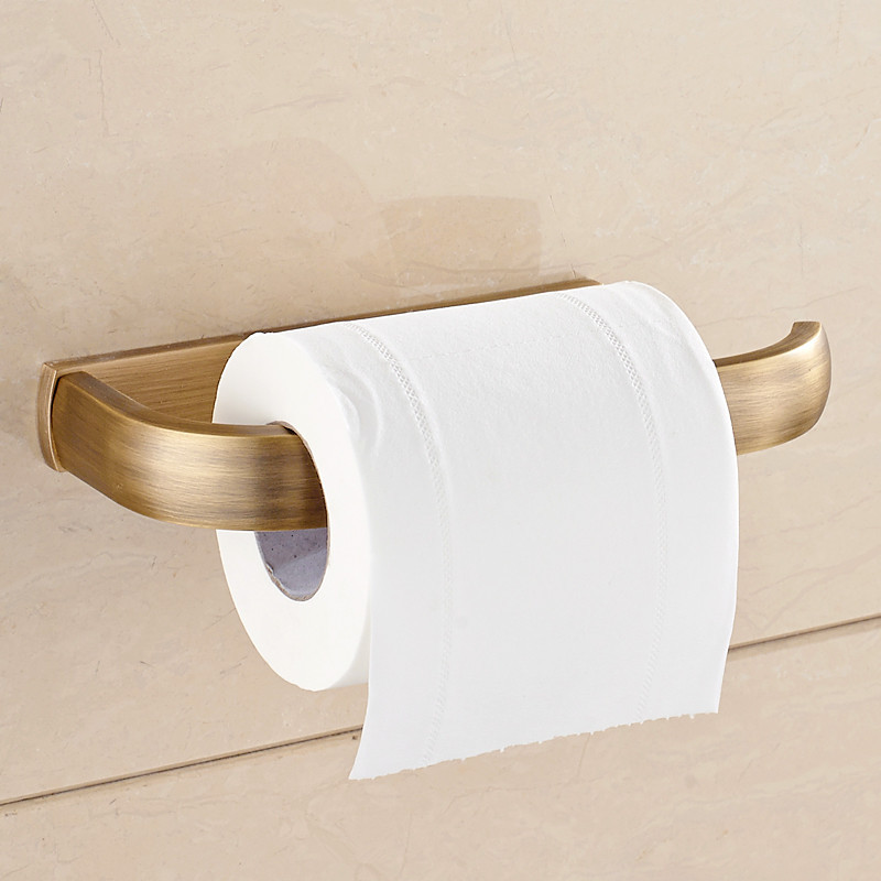 Antik firkantet badeværelsessæt europæisk badeværelse tilbehør sæt vægmonteret badeværelse produkter håndklædestativ papirholder uy: 08