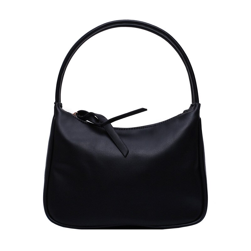 Vrouwen Tas Onderarm Baguette Retroone-Schouder Handtas: black