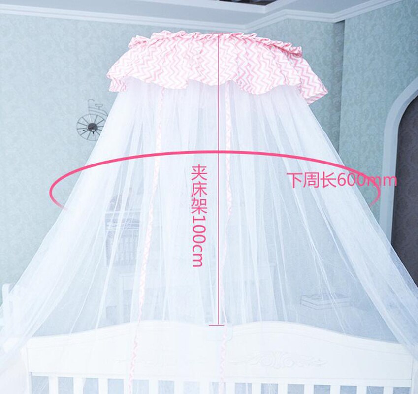 Baby Moskito Zelte Netting Krippe moskito net Sommer baby pflege Baldachin Palace Stil Neugeborenen zimmer zubehör BWZ004