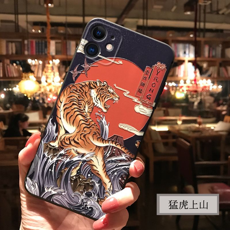 Coque de protection Anti-chute personnalisée pour iphone 12, étui tout compris pour téléphone portable Apple: Gris foncé