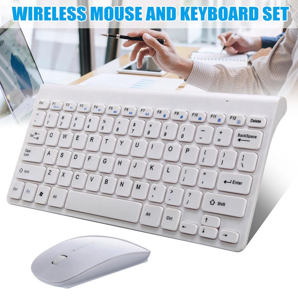 2.4 ghz draadloos toetsenbord + draadloze muis comboset voor laptop pc desktop  sp99