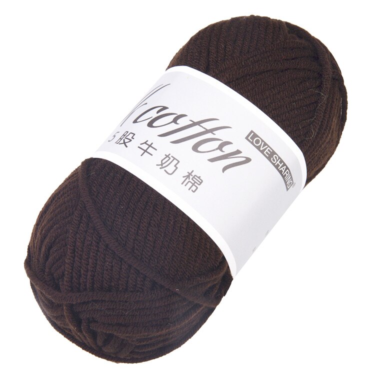 1Pcs 50G Melk Katoenen Garen Comfortabele Wol Gemengd Garen Kleding Naaien Garen Hand Breien Sjaal Hoed Garen Haak breien Garen: 08