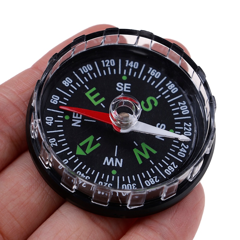 1Pc Draagbare Mini Precieze Kompas Praktische Guider Voor Camping Wandelen Noord Navigatie Survival Knop Kompas