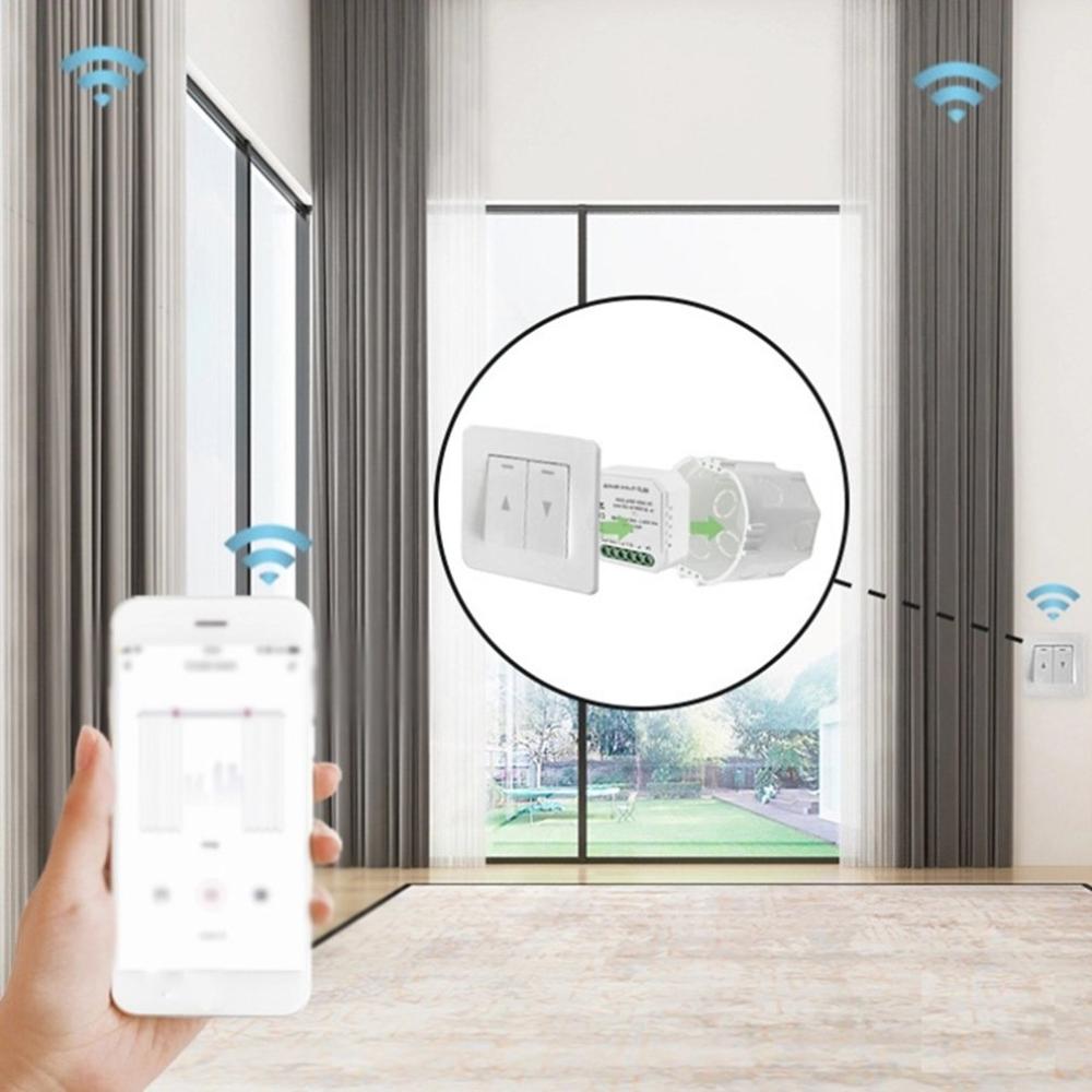 WiFi Smart Wireless Remote Control Timer Switch Suitable For Electric Curtain And Electric Roller Blind Wireless Remote Control