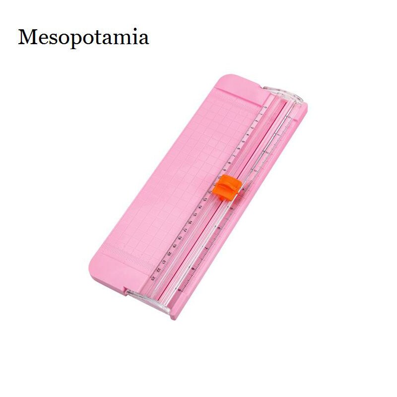 Gör-det-själv scrapbooking ablums papper skärmaskin papper rosa skärare mini skär kniv skärmaskin skärmaskin papper hem skärmaskin