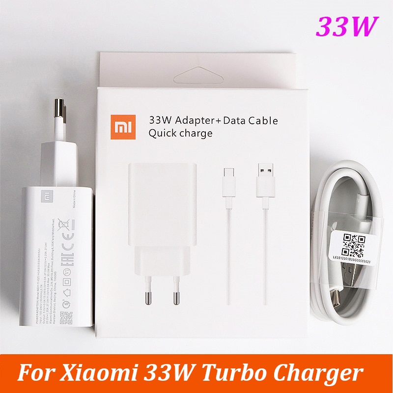 Xiaomi  mi 10 10t pro redmi note 10 pro laturi 33w eu turbo pikalaturi 5a tyyppi c  mi 10t 11 lite 9 x3 nfc redmi  k30 pro