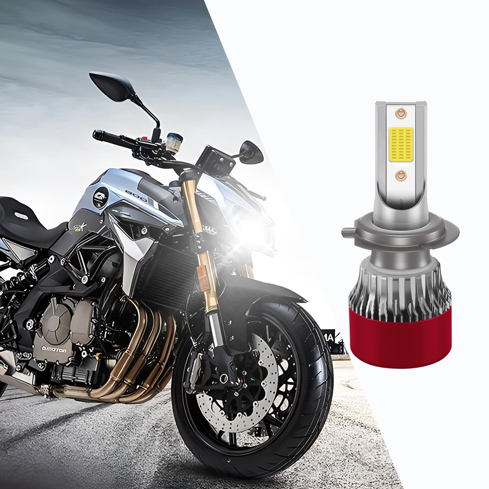 1PC H1 H4 H7 H11 LED ampoule de phare de moto pour voiture moto lampe 55W H4 9003 HB2 LED Hi/Lo moto phare 12V Autobike