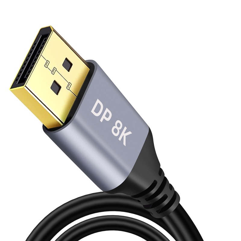 Cable DisplayPort 1,4 8K @ 60Hz DP a DP de 1m/2m/3m/5m 0,5M-5M 4K @ 144HZ 1080P @ 240HZ 32,4Gbps, adecuado para juegos de monitores de computadora