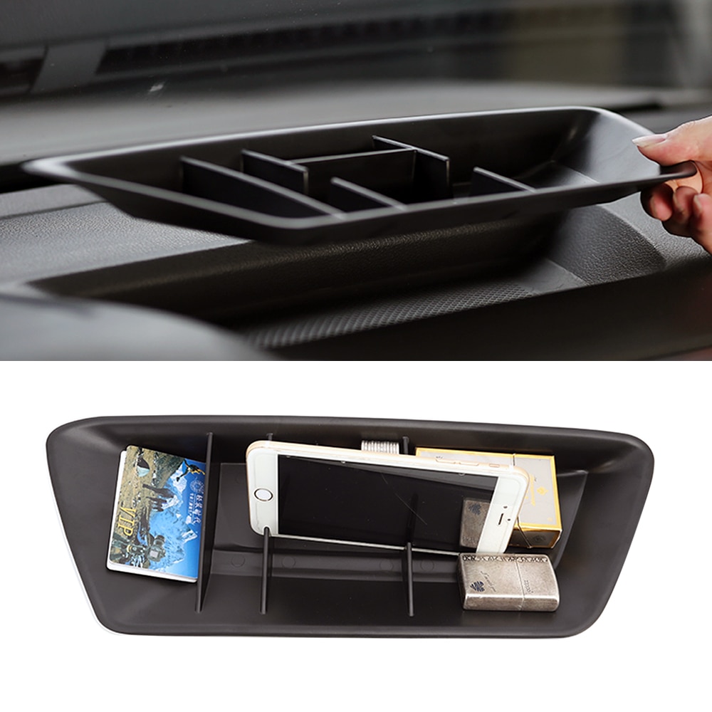 Til volkswagen vw t-cross tcross instrumentbræt opbevaringsboks refit organisator bakke stuvning oprydning