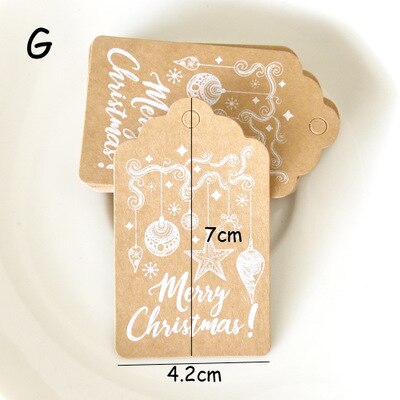 25 pièces Multi Style Kraft papier étiquettes bricolage artisanat à la main bouteille carte étiquette volante avec des étiquettes de corde emballage fournitures: G