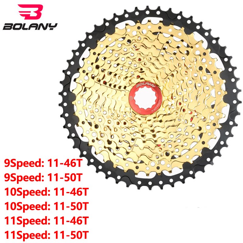 Bolany 9 10 11 Speed Mtb Fiets Cassette Cogs 11-46T 50T Fiets Tandwiel Fiets Deel Voor shimano Sram Berg Fietsen Onderdelen