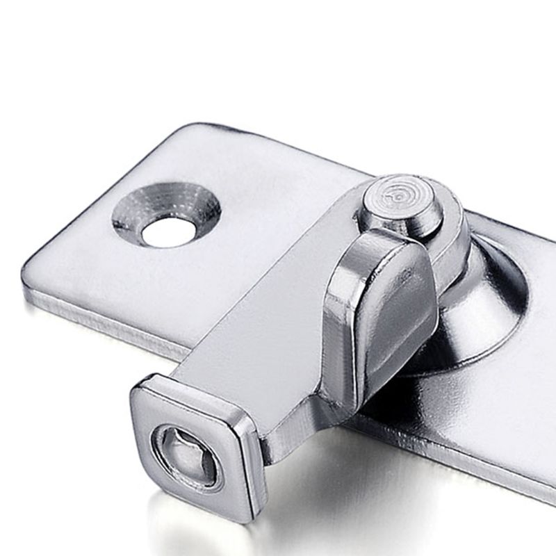 Stainless Steel 90 Degree Right Angle Buckle Hook Door Lock Bolt for Sliding Door Latch Bar Window Home Furniture Hardware