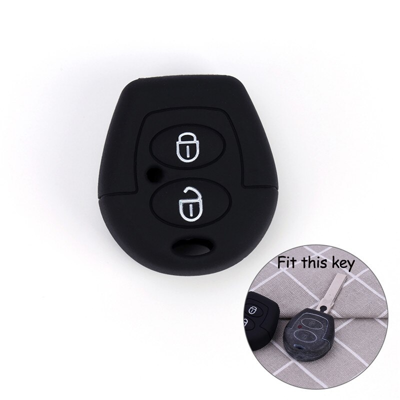 Funda de silicona para llave de coche, cubierta para Volkswagen Polo Passat B5 Golf 4 5 6 Jetta Mk6 Tiguan Cross Fox Plus Eos Scirocco Beetle: B1 type black