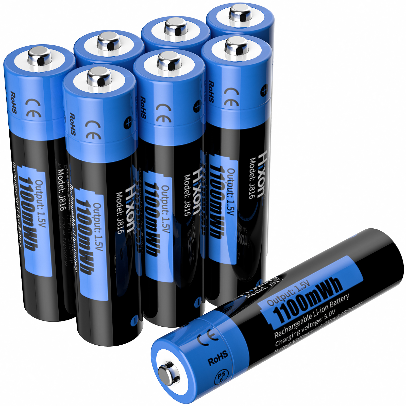 1.5V AAA Rechargeable Battery 1100mWh lithium 1.5v aaa Li-ion Battery 3a 1.5v Batteries+Charger For 1.5V AA AAA li-ion Battery: WHITE