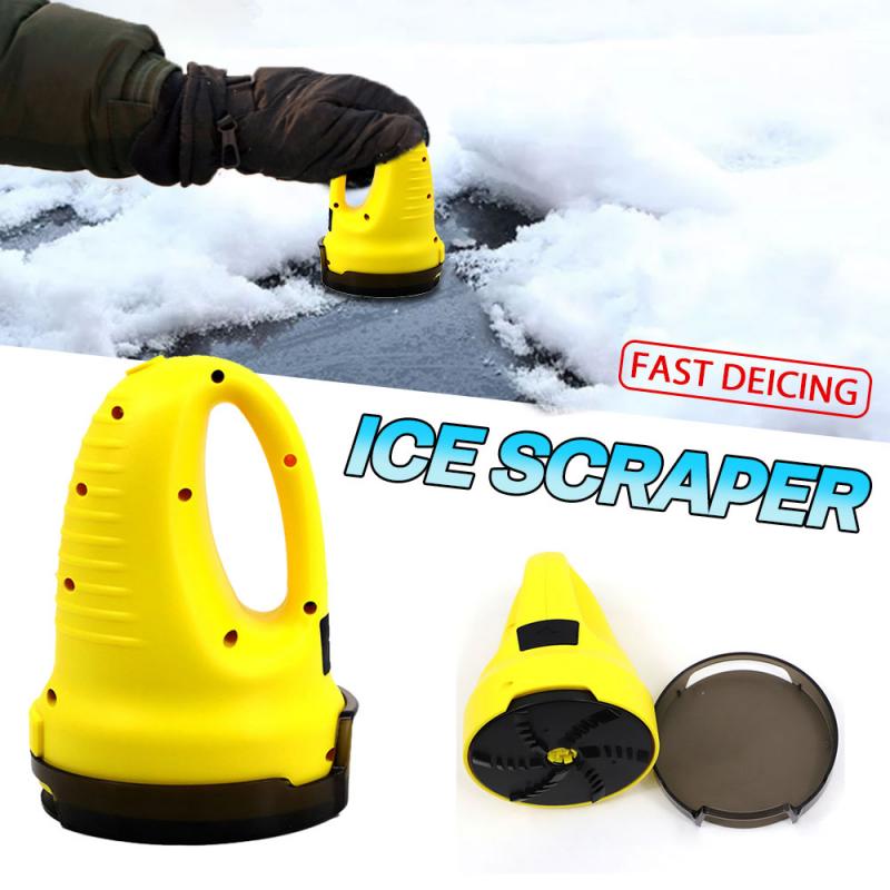 Car Ice Scraper Electric Heated Snow Removal Windshield Glass Defrost Clean Tools Auto Car Window Windshield Glass Clean Tool: 3