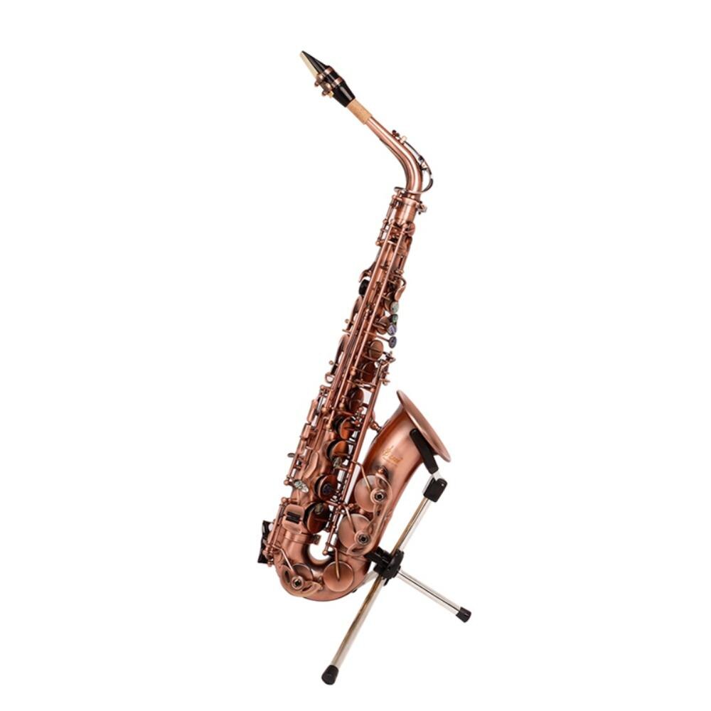 Foldable Alto/Soprano/Tenor Saxophone Stand Portable Sax Metal Triangle Base Floor Stand Holder With Carrying Bag