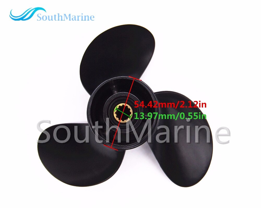 Boat Motor Propeller for Hangkai 2-stroke 9.8hp 12hp outboard Engine ...