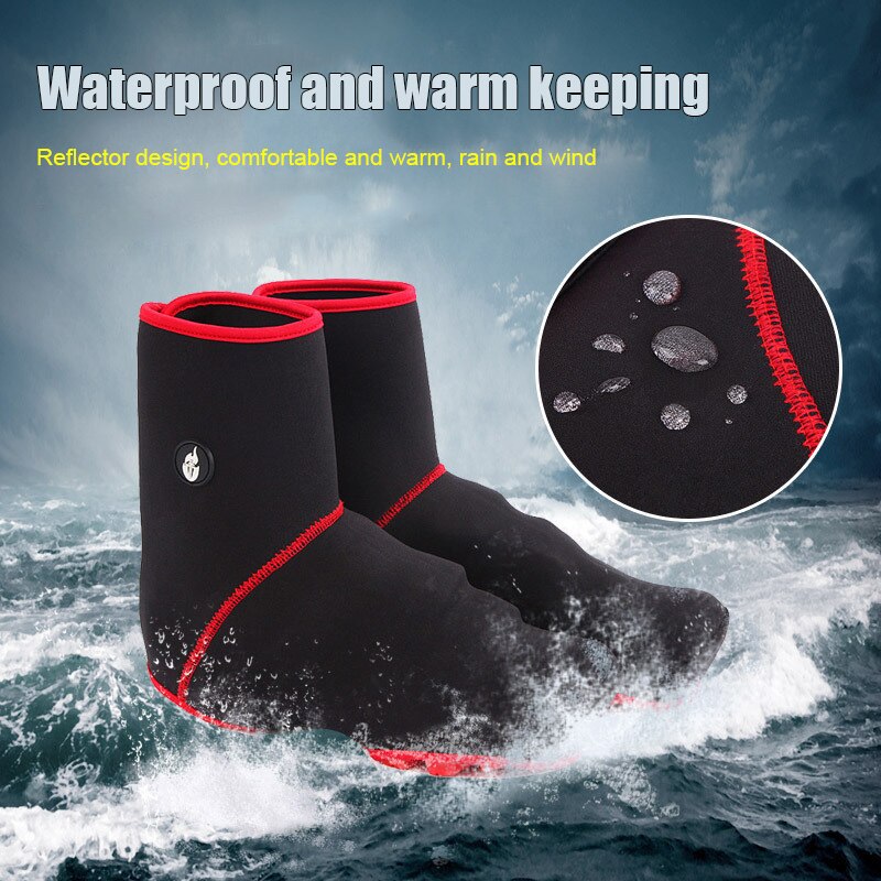 Man Vrouw Fietsen Fiets Schoen Covers Winter Warme Waterdichte Protector Warm Winddicht En Waterdicht M88