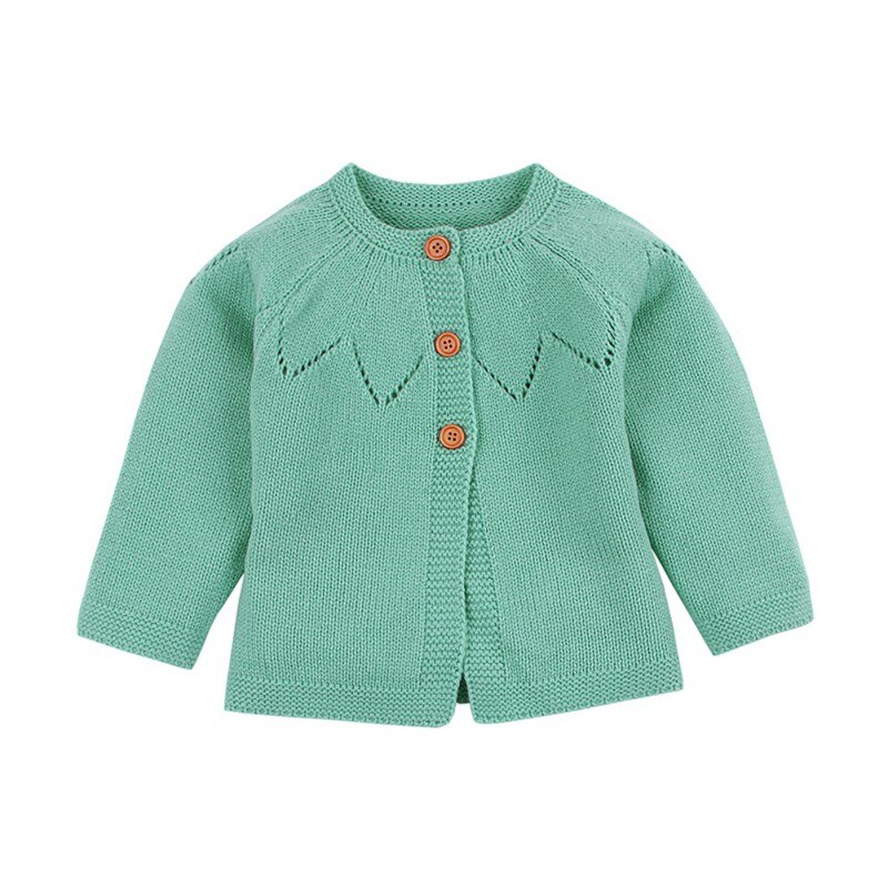 Children Kids Sweater Autumn Coat Baby Girl Boy Cardigan Hollow Casual Outerwear Coat Season: B / 12m