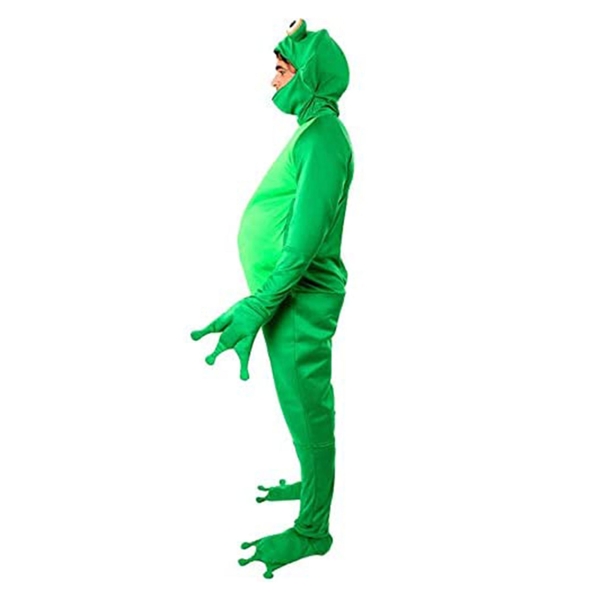 Costume de Cosplay grenouille drôle pour hommes, nouveauté, Animal adulte, Halloween, combinaison de fête, salopette, grande taille, vêtements surdimensionnés