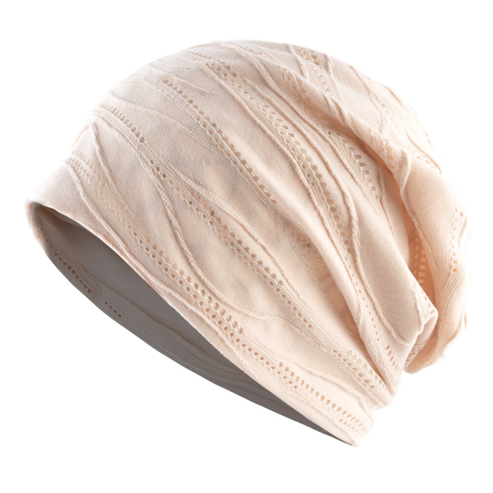 Ademend Mutsen Gebreide Mesh Hoed Lente Zomer Dunne Skullies Beaneis Vrouwen Mannen Outdoor Casual Effen Kleur Bonnet Caps Gorras: Beige
