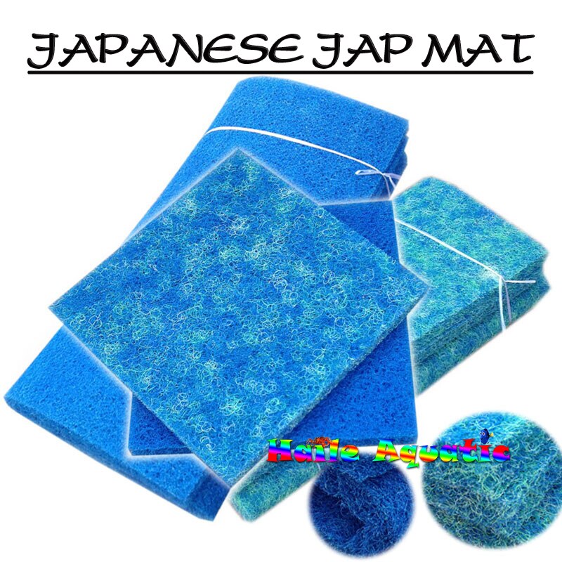 Japanese jap matting mat blue koi fish pond box filter aquatium tank media sheet