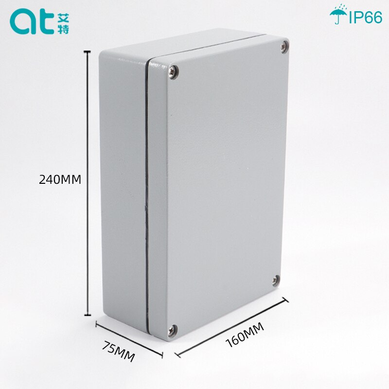 Aluminum IP66 Outdoor Waterproof Electrical Enclosure Cable Junction Box Wire Connection Box Die casting Metal Enclosure Case