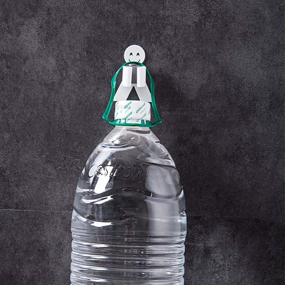 Wall Mounted Cartoon Mop Holder Broom Gripper Umbrella Hanger Hook Cooker Utensil Storage Rack Shelf Bathroom Organizer Tools