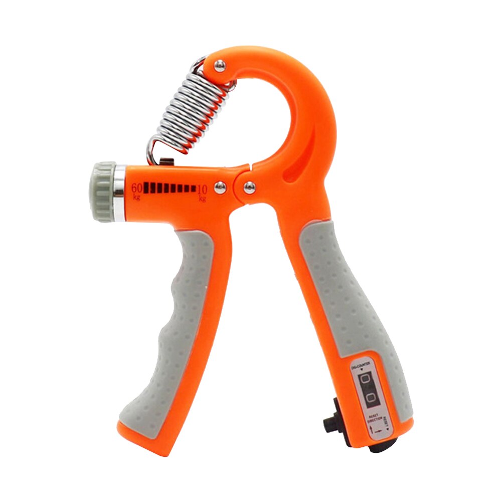 Pinza de mano en forma de R ajustable, agarre para ejercicios de fuerza, Fitness, deportes, rehabilitación de los dedos, dispositivo de entrenamiento, 1 Uds.: Orange